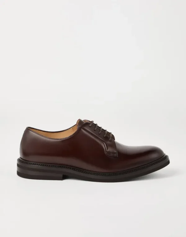 Aged calfskin Derbys