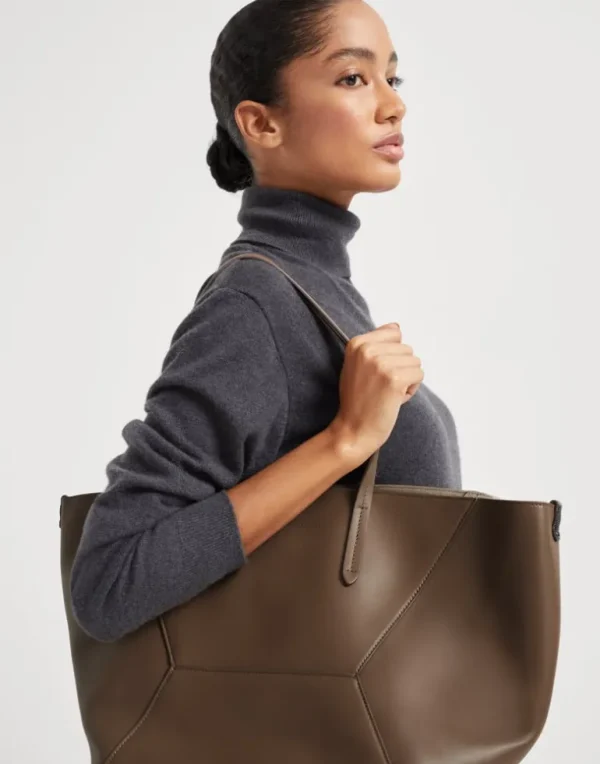 BC Duo bag in calfskin with monili