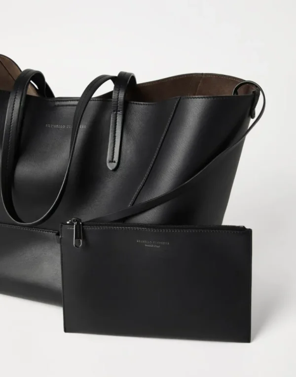 BC Duo bag in calfskin with monili