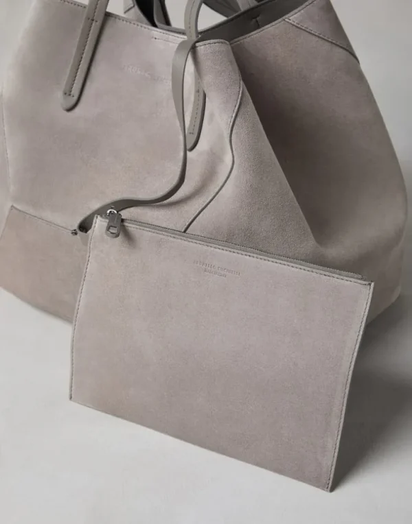 BC Duo bag in suede with monili