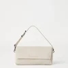 BC Duo clutch bag in suede with monili