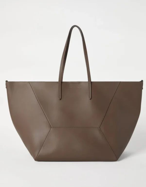 BC Duo large bag in calfskin with monili