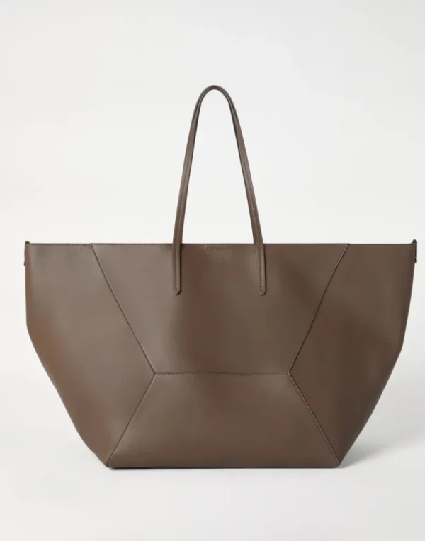 BC Duo large bag in calfskin with monili