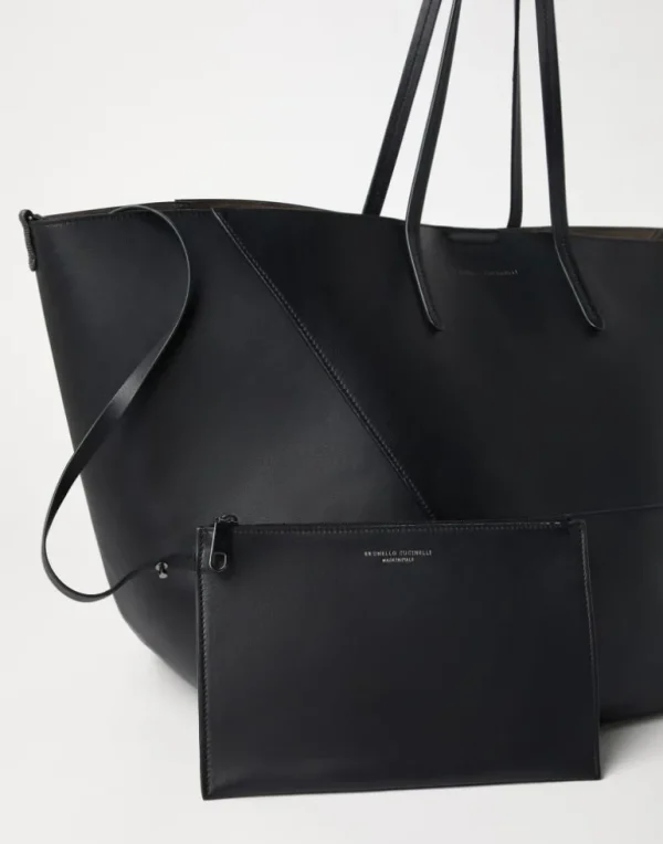 BC Duo large bag in calfskin with monili