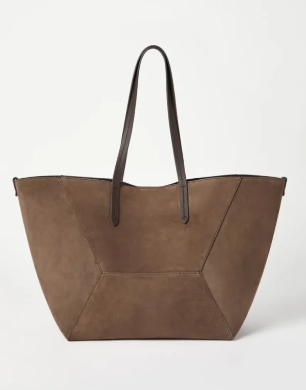 BC Duo large bag in suede with monili