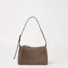 BC Duo shoulder bag in suede with monili