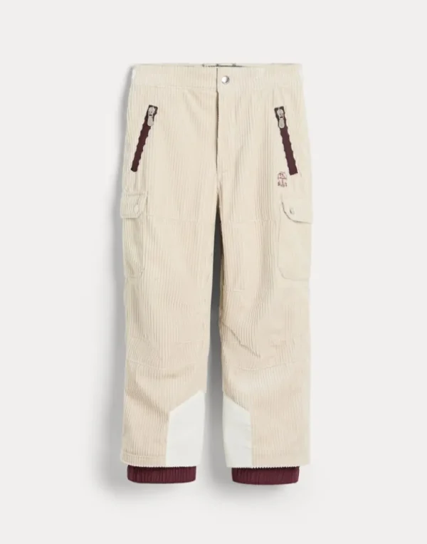 Bonded corduroy Mountain trousers with Thermore® padding and cargo pockets