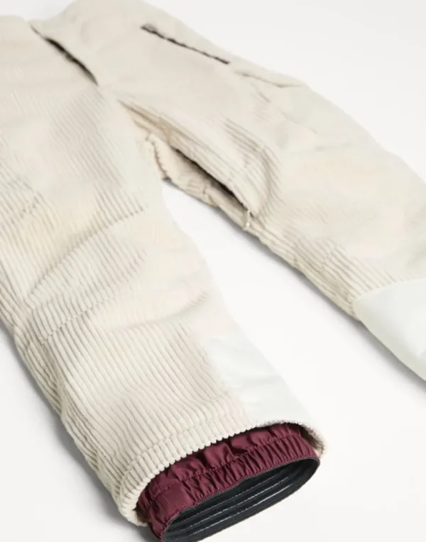 Bonded corduroy Mountain trousers with Thermore® padding and cargo pockets