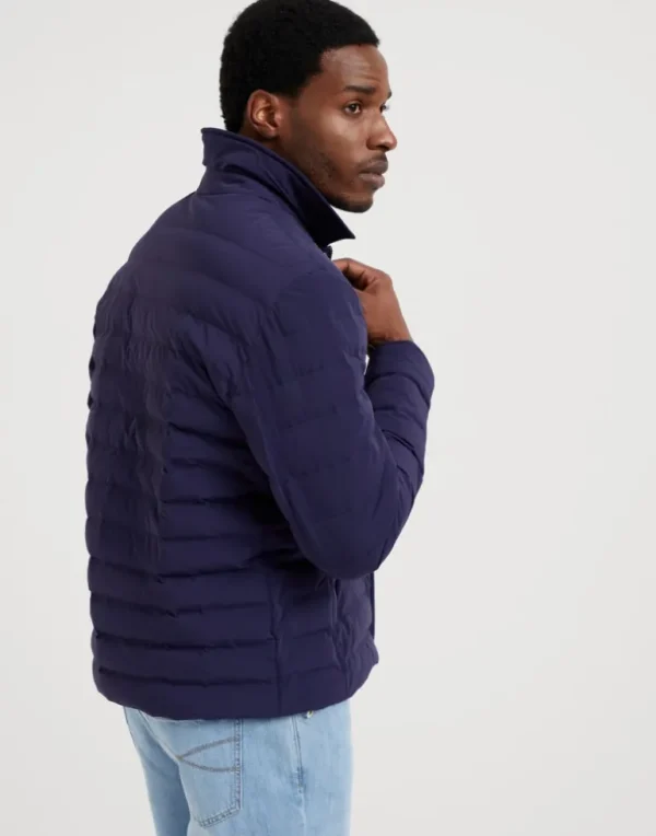 Bonded taffeta down jacket