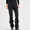 Bonded techno fabric mountain trousers with stirrups and detachable gaiters