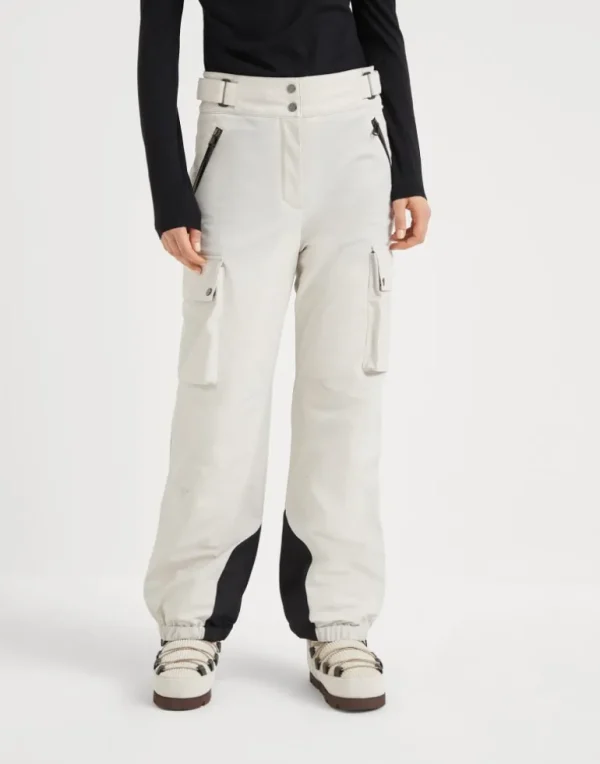 Bonded techno fabric mountain cargo trousers with Thermore® padding