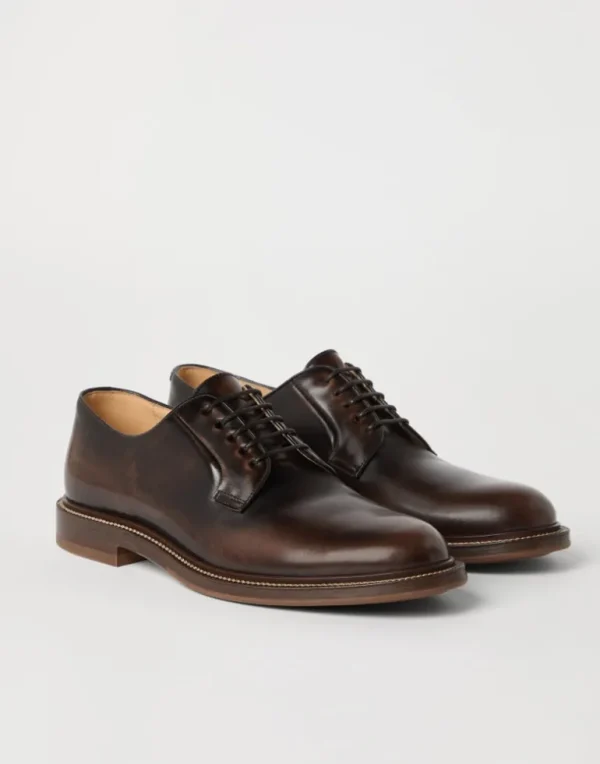 Burnished calfskin Derbys