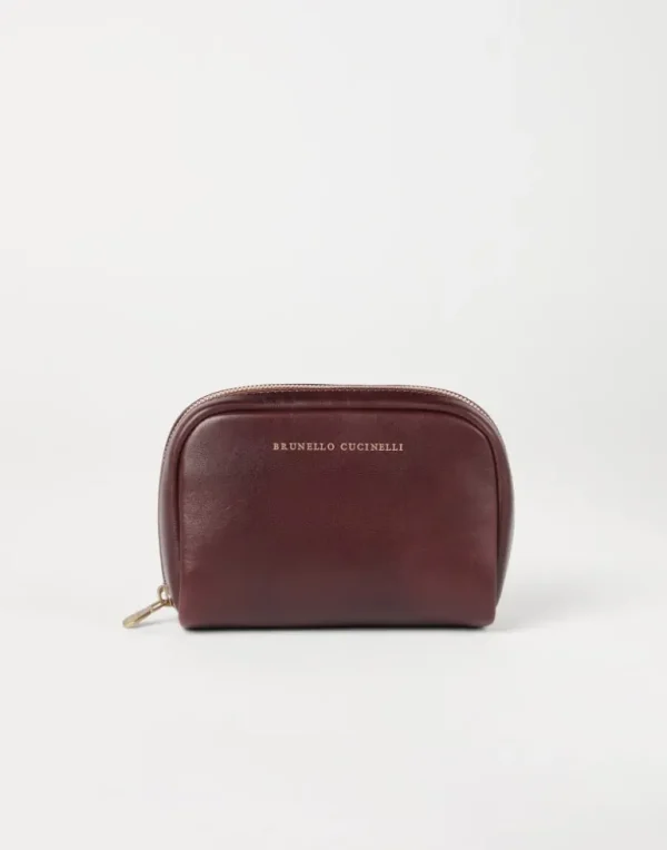 Calfskin beauty case