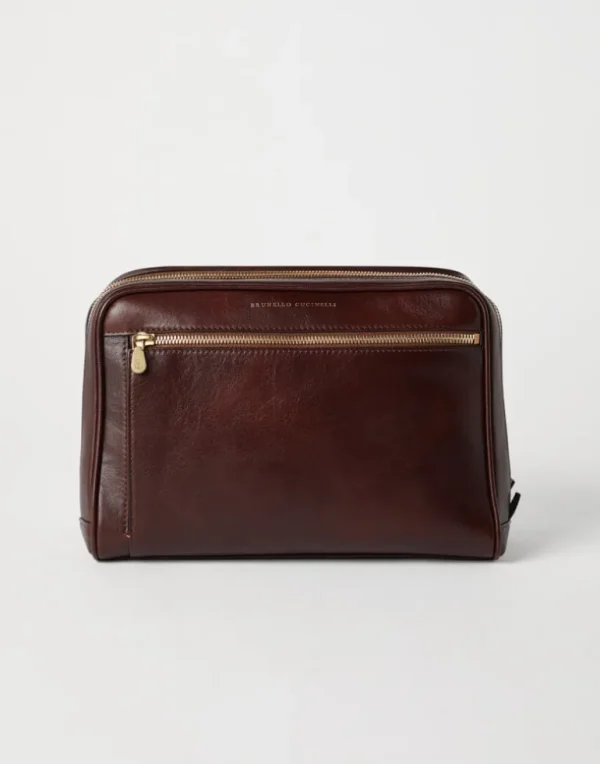 Calfskin beauty case