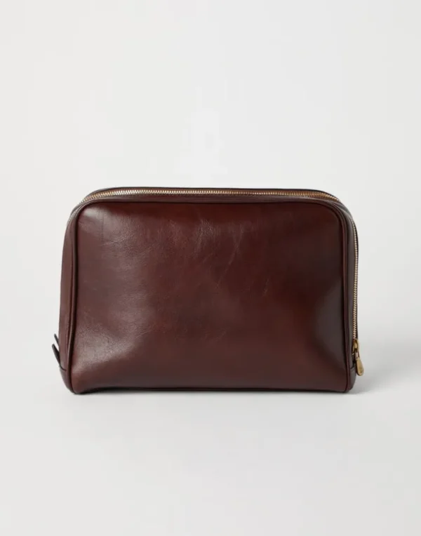 Calfskin beauty case