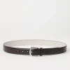 Calfskin belt