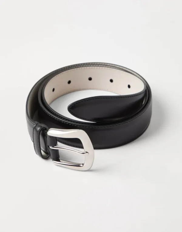 Calfskin belt