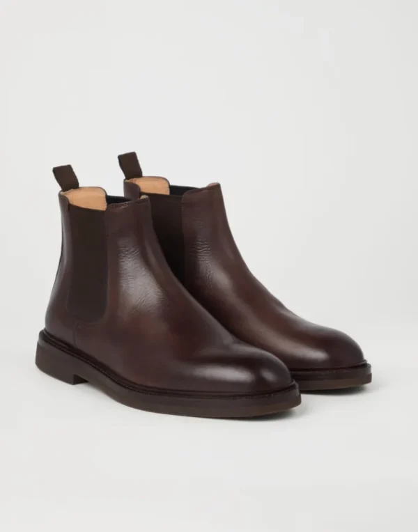 Calfskin Chelsea boots