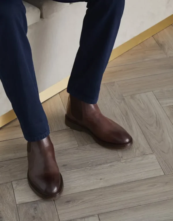 Calfskin Chelsea boots