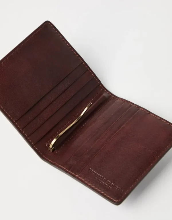 Calfskin money clip