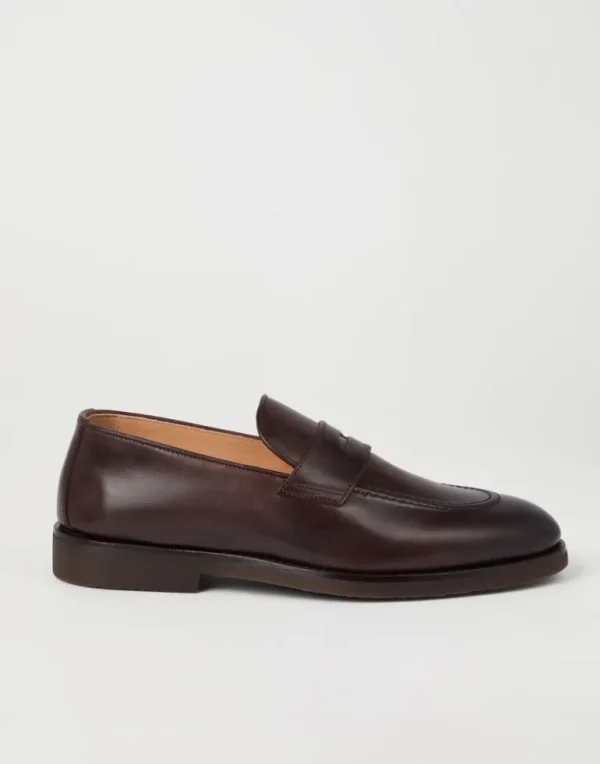 Calfskin penny loafers