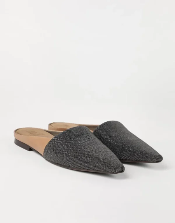 Calfskin precious flats