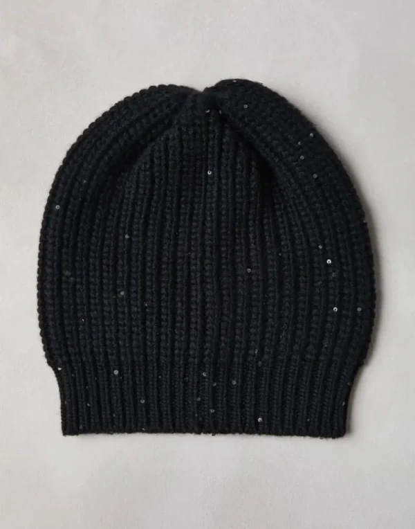 Cashmere and silk Diamond yarn beanie