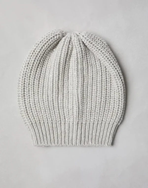 Cashmere and silk Diamond yarn beanie