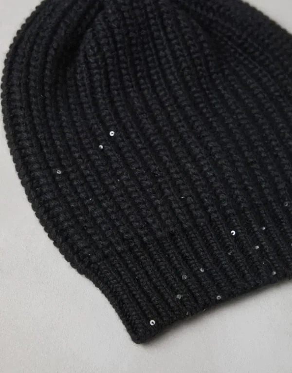 Cashmere and silk Diamond yarn beanie