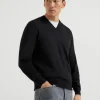 Cashmere and silk lightweight sweater