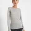 Cashmere and silk lightweight sweater