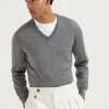 Cashmere and silk lightweight sweater