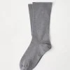 Cashmere and silk sparkling knit socks