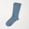 Cashmere and silk sparkling knit socks