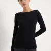 Cashmere and silk sparkling lightweight sweater