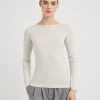 Cashmere and silk sparkling lightweight sweater