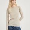 Cashmere and silk sparkling lightweight sweater