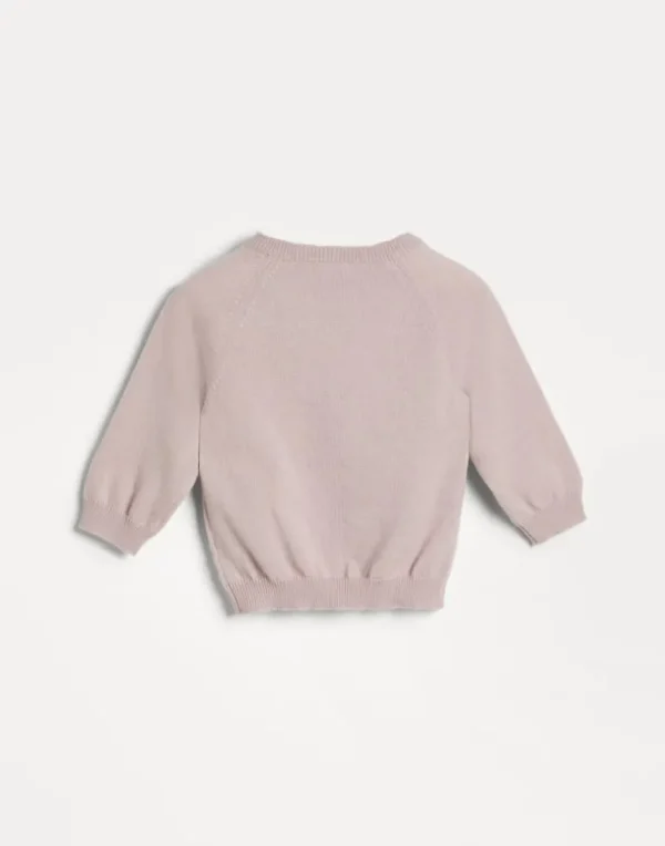 Cashmere Baby Bernie sweater with buttons