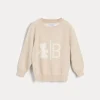 Cashmere Bernie sweater with intarsia