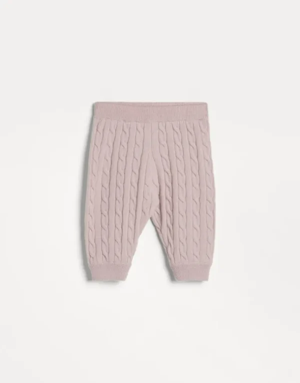 Cashmere cable knit Baby Bernie trousers