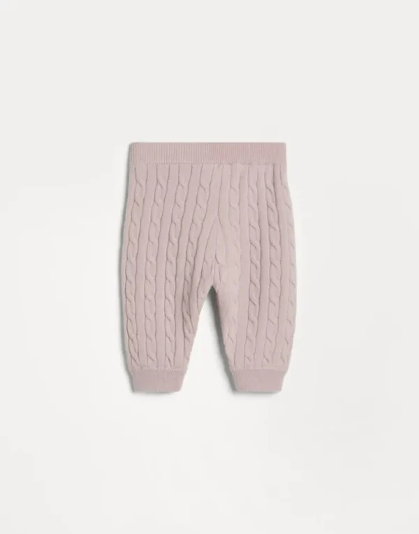 Cashmere cable knit Baby Bernie trousers