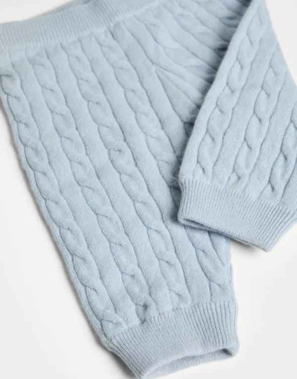 Cashmere cable knit Baby Bernie trousers