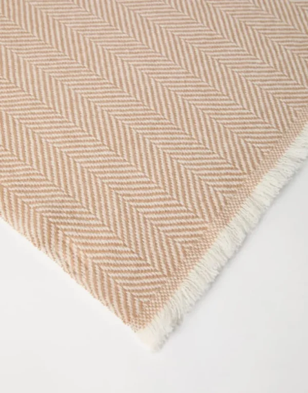 Cashmere chevron scarf