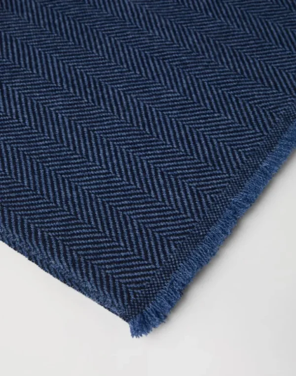 Cashmere chevron scarf