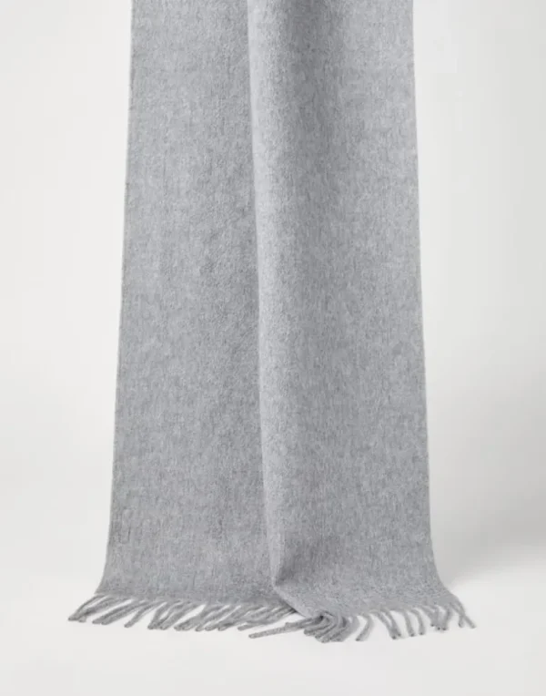 Cashmere double knit scarf