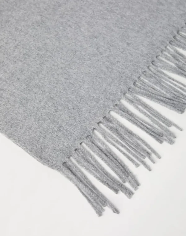 Cashmere double knit scarf