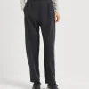 Cashmere interlock track trousers