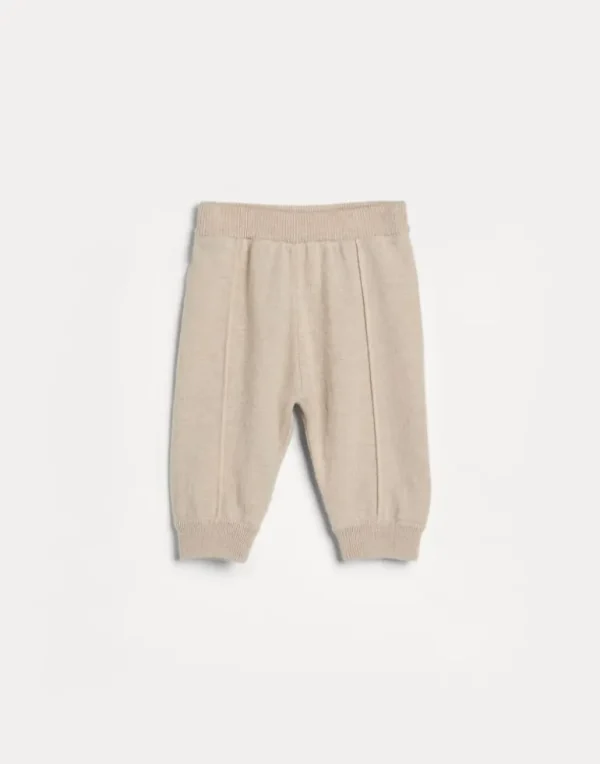 Cashmere knit Baby Bernie trousers