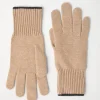 Cashmere knit gloves