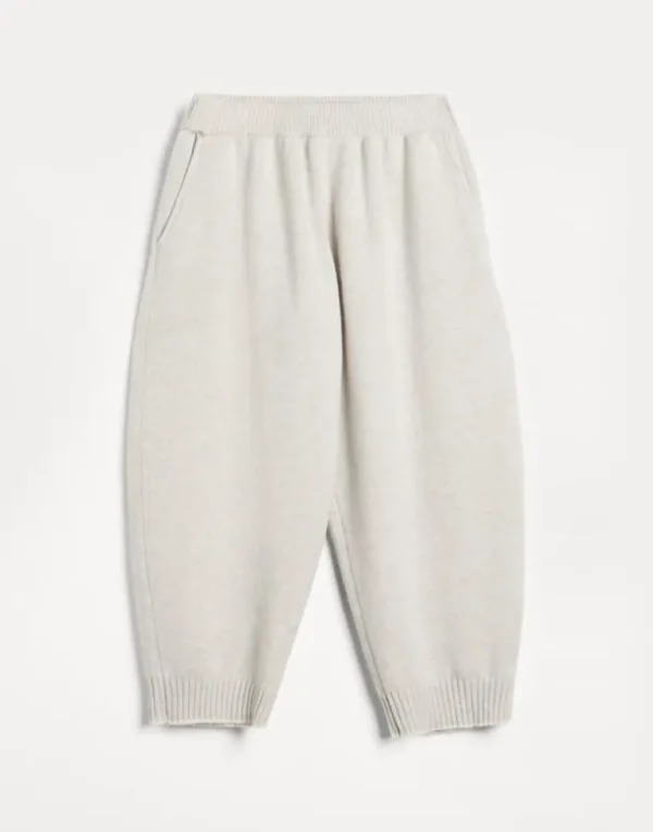 Cashmere knit trousers